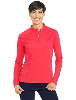 UPF 50  Women's Freestyle Long Sleeve Rash Guard - Sun Protective