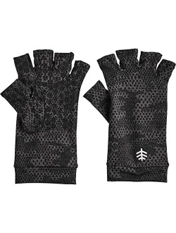 UPF 50  Men's Women's Ouray UV Fingerless Sun Gloves - Sun Protective