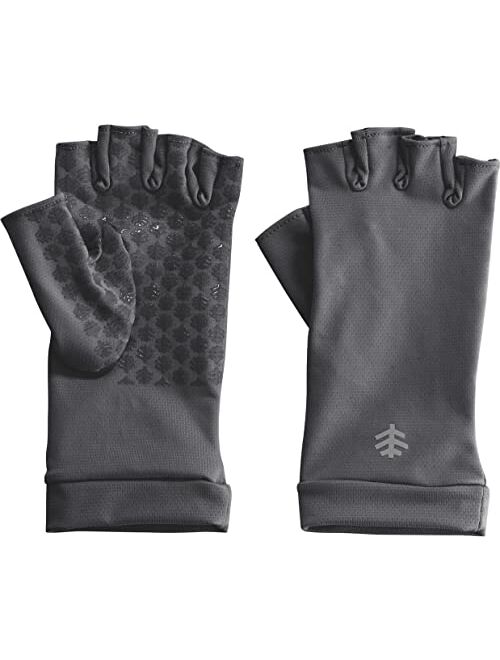 Coolibar UPF 50+ Men's Women's Ouray UV Fingerless Sun Gloves - Sun Protective