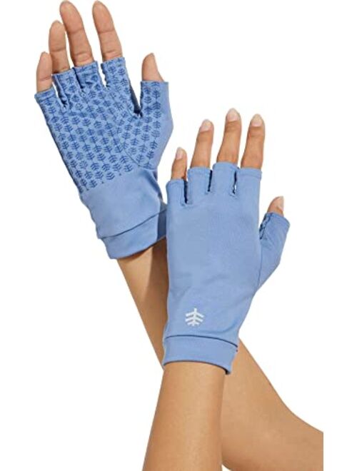 Coolibar UPF 50+ Men's Women's Ouray UV Fingerless Sun Gloves - Sun Protective