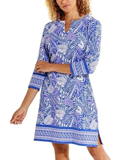 UPF 50  Women's Oceanside Tunic Dress - Sun Protective