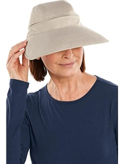 UPF 50  Women's Bel Aire Zip-Off Sun Visor - Sun Protective