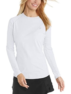 UPF 50  Women's Hightide Long Sleeve Swim Shirt - Sun Protective