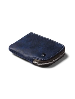 Bellroy Card Pocket (Small Leather Zipper Card Holder Wallet, Holds 4-15 Cards, Coin Pouch, Folded Note Storage)