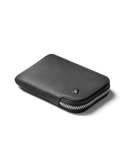 Bellroy Card Pocket (Small Leather Zipper Card Holder Wallet, Holds 4-15 Cards, Coin Pouch, Folded Note Storage)