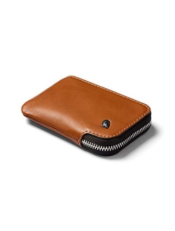 Bellroy Card Pocket (Small Leather Zipper Card Holder Wallet, Holds 4-15 Cards, Coin Pouch, Folded Note Storage)