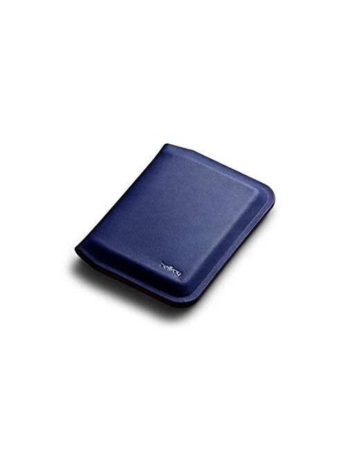 Bellroy Apex Slim Sleeve (Slim Bifold Leather Wallet, RFID Protected) - Indigo