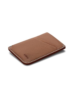 Bellroy Card Sleeve, slim leather wallet (Max. 8 cards and bills) - Hazelnut