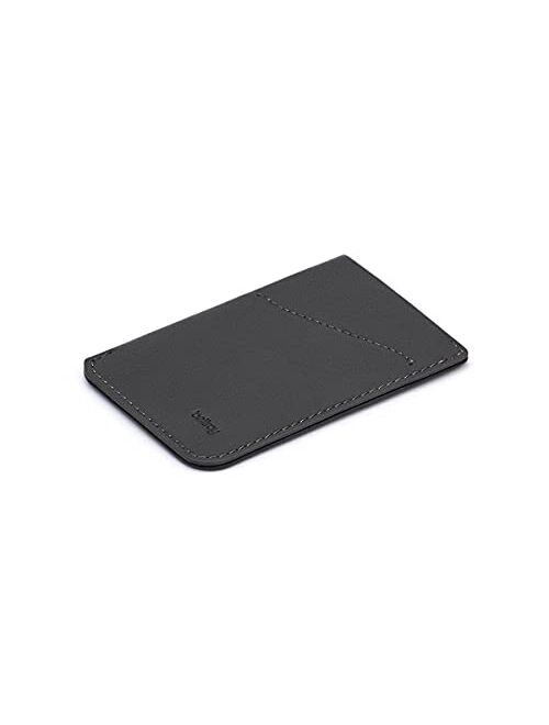 Bellroy Card Sleeve, slim leather wallet (Max. 8 cards and bills) - Hazelnut