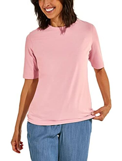 Coolibar UPF 50+ Women's Morada Everyday Short Sleeve T-Shirt - Sun Protective