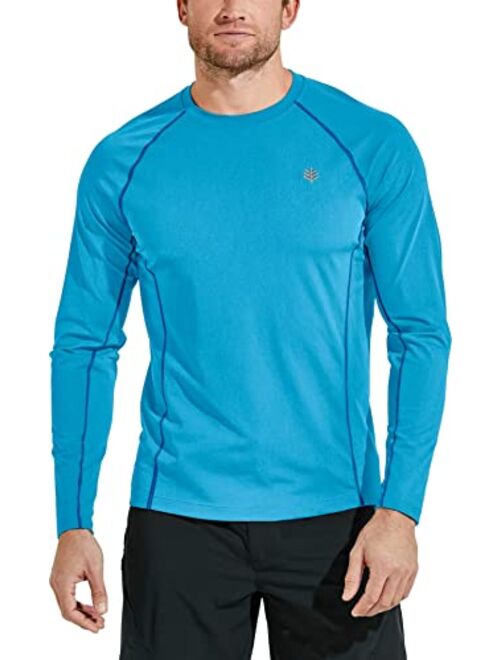 Coolibar UPF 50+ Men's Hightide Long Sleeve Swim Shirt - Sun Protective