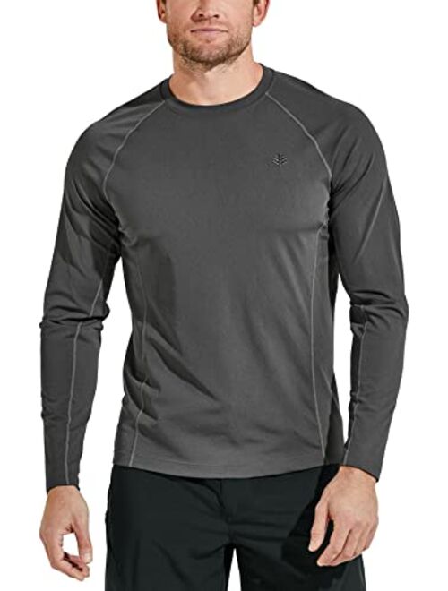 Coolibar UPF 50+ Men's Hightide Long Sleeve Swim Shirt - Sun Protective