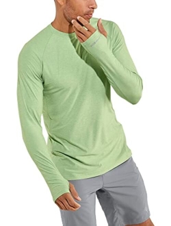 UPF 50  Men's Agility Long Sleeve Performance T-Shirt - Sun Protective