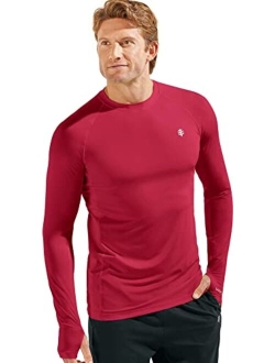 UPF 50  Men's Agility Long Sleeve Performance T-Shirt - Sun Protective