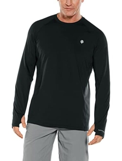 UPF 50  Men's Agility Long Sleeve Performance T-Shirt - Sun Protective