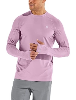 UPF 50  Men's Agility Long Sleeve Performance T-Shirt - Sun Protective