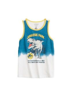 Boys 4-12 Jumping Beans Jurassic Park Tie-Dyed Tank Top