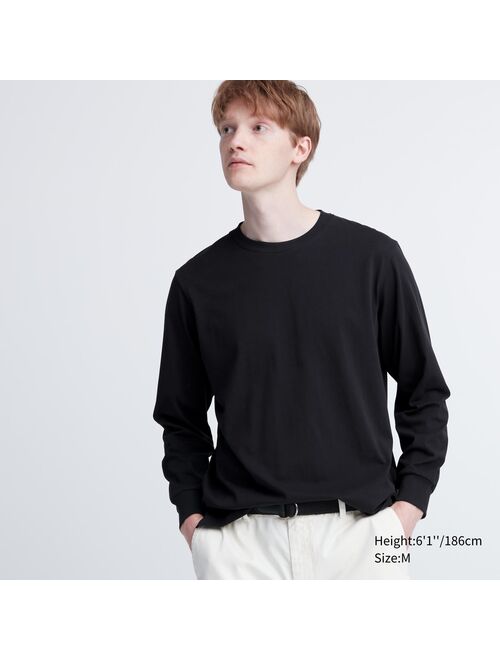 Uniqlo AIRism Cotton UV Protection Crew Neck T-Shirt