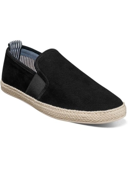 Men's Nino Suede Leather Plain Toe Slip-on Espadrilles