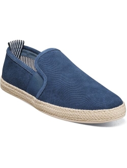 Men's Nino Suede Leather Plain Toe Slip-on Espadrilles