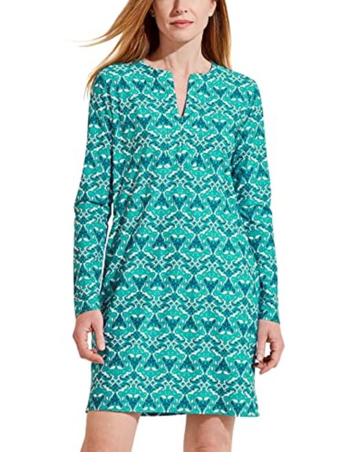 Coolibar UPF 50+ Women's Shoreside Swim Cover-Up Dress - Sun Protective