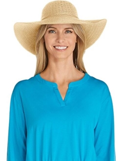 UPF 50  Women's Perla Packable Wide Brim Hat - Sun Protective