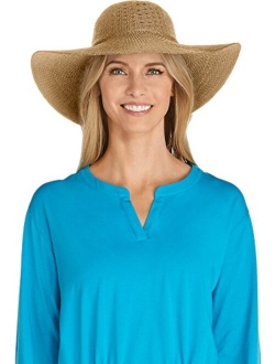 UPF 50  Women's Perla Packable Wide Brim Hat - Sun Protective