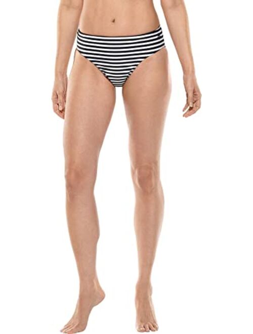 Coolibar UPF 50+ Women's Medley Reversible Swim Bottoms - Sun Protective