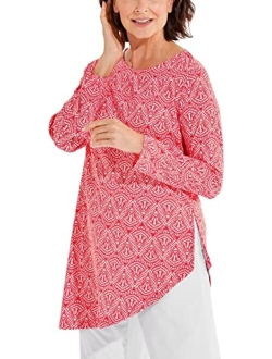 UPF 50  Women's Felanti Fashion Tunic Top - Sun Protective