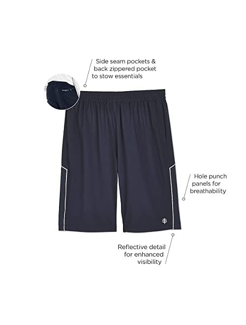 Coolibar UPF 50+ Men's Outpace Sport Shorts - Sun Protective