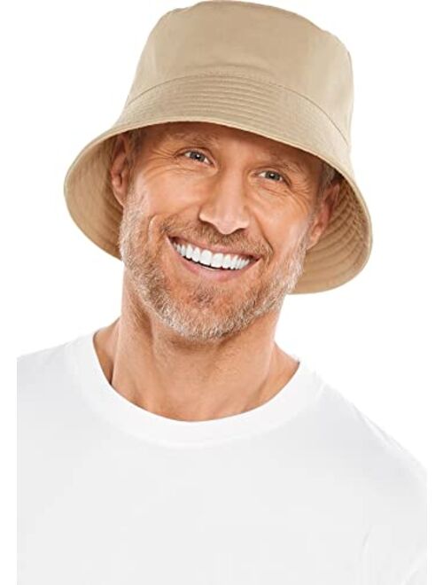 Coolibar UPF 50+ Men's Gavin Cotton Bucket Hat - Sun Protective