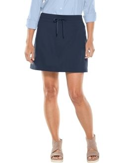 SC&CO Women's Comfortable Stretch Double Wraparound Skort Size: XL, Color:  Blue