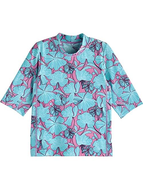 Coolibar UPF 50+ Kid's Sandshark Short Sleeve Surf Shirt - Sun Protective