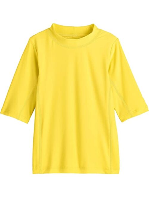 Coolibar UPF 50+ Kid's Sandshark Short Sleeve Surf Shirt - Sun Protective