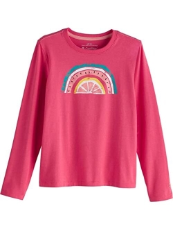 UPF 50  Kid's Coco Plum Everyday Graphic Long Sleeve T-Shirt - Sun Protective