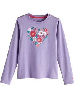 UPF 50  Kid's Coco Plum Everyday Graphic Long Sleeve T-Shirt - Sun Protective