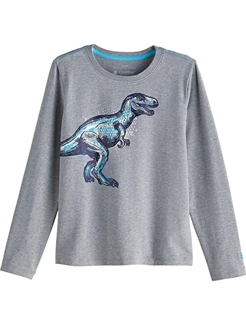 Coolibar UPF 50+ Kid's Coco Plum Everyday Graphic Long Sleeve T-Shirt - Sun Protective