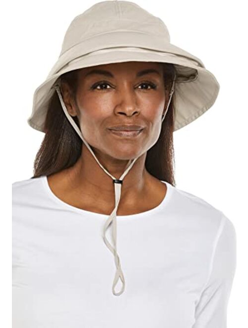 Coolibar UPF 50+ Women's Tatum Convertible Explorer Hat - Sun Protective