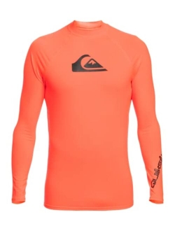 Men's Standard All Time Long Sleeve Rashguard UPF 50 Sun Protection Surf Shirt