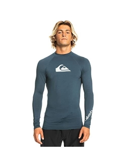 Men's Standard All Time Long Sleeve Rashguard UPF 50 Sun Protection Surf Shirt