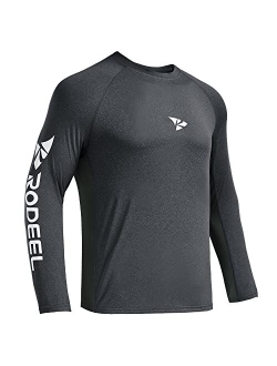 Rodeel Loose-Fit Fishing T-Shirt Vented Long Sleeve Shirt UPF50 Sleeve 6 Colors, 6 Size