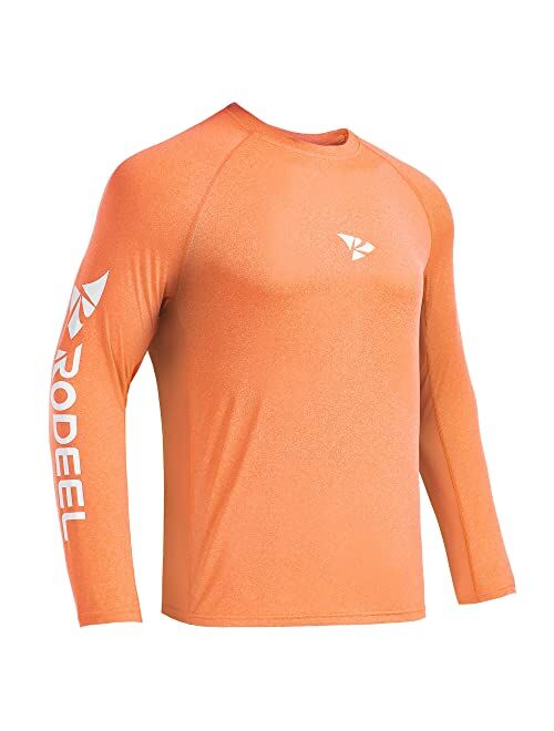 Rodeel Loose-Fit Fishing T-Shirt Vented Long Sleeve Shirt UPF50 Sleeve 6 Colors, 6 Size