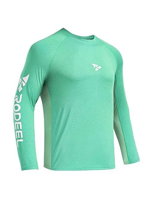 Rodeel Loose-Fit Fishing T-Shirt Vented Long Sleeve Shirt UPF50 Sleeve 6 Colors, 6 Size