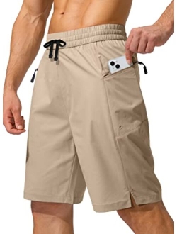 Men's Swim Trunks Quick Dry Board Shorts with Zipper Pockets Beach Shorts Bathing Suits for Men - No Mesh Liner