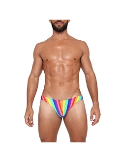 Gary Majdell Sport Mens Solid Color Thong Swimsuit