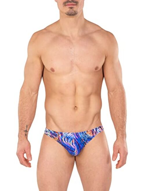 Gary Majdell Sport Mens Solid Color Thong Swimsuit