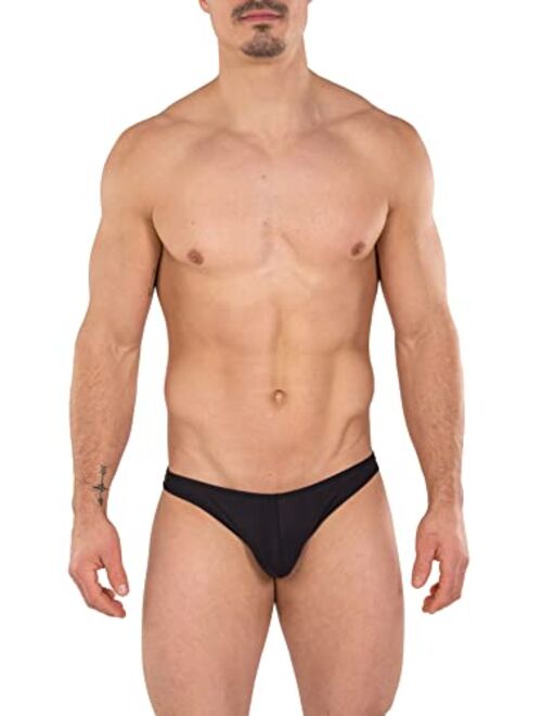 Gary Majdell Sport Mens Solid Color Thong Swimsuit