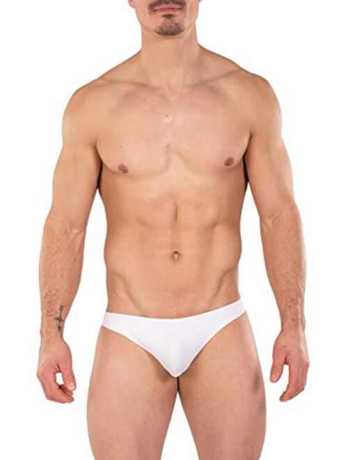 Gary Majdell Sport Mens Solid Color Thong Swimsuit