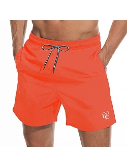 vxsvxm Beach Shorts Swim Trunks Quick Dry Men's Bathing Suit with Mesh Lining/Side Pockets