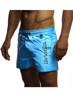 Men's Summer Swimwear Swim Shorts with Pockets LN9215